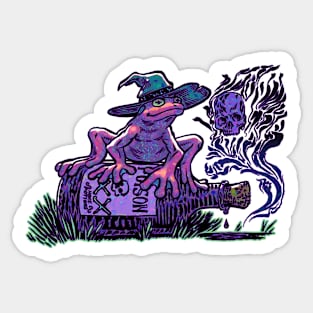 Poison Frog Wizard Potion Sticker